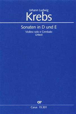 Johann Ludwig Krebs: Sonaten in D und E: (Arr. Paul Horn): Violine mit Begleitung