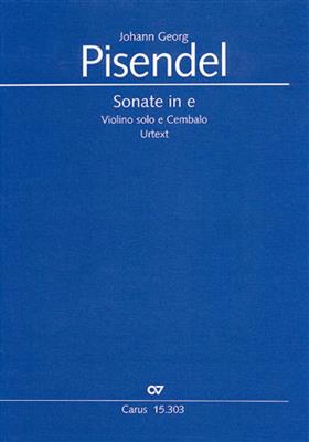 Johann Georg Pisendel: Sonate in e: Violine mit Begleitung