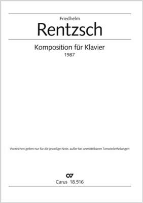 Friedhelm Rentzsch: Komposition für Klavier: Klavier Solo