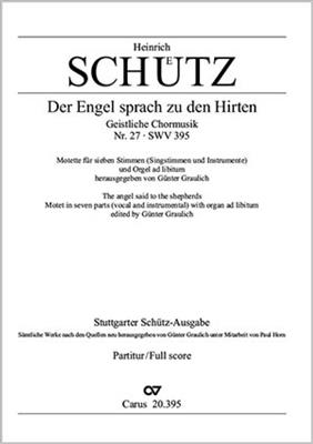 Andrea Gabrieli: Der Engel sprach zu den Hirten: (Arr. Paul Horn): Gemischter Chor mit Klavier/Orgel