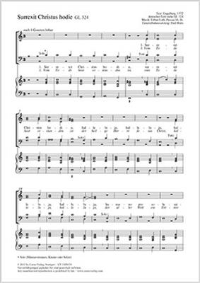 Urban Loth: Surrexit Christus hodie: (Arr. Paul Horn): Gemischter Chor mit Klavier/Orgel