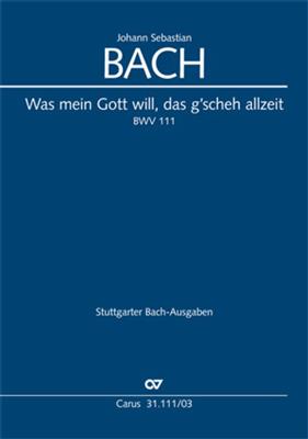 Johann Sebastian Bach: Kantate 111 Was Mein Gott Will Das g'scheh: (Arr. Paul Horn): Gesang Solo