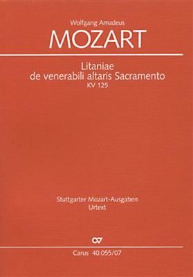 Wolfgang Amadeus Mozart: Litaniae de venerabili altaris Sacramento in B: (Arr. Walter Heinz Bernstein): Gemischter Chor mit Ensemble
