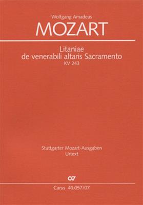 Wolfgang Amadeus Mozart: Litaniae de venerabili altaris Sacramento in Es: (Arr. Paul Horn): Gemischter Chor mit Ensemble