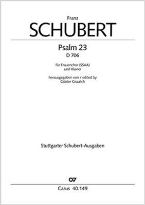 Franz Schubert: Psalm 23: (Arr. Hans Georg Pflüger): Frauenchor mit Klavier/Orgel