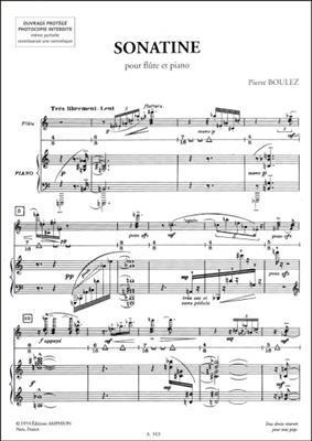 Pierre Boulez: Sonatine: Flöte mit Begleitung