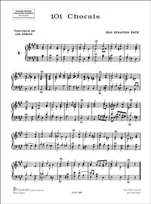Johann Sebastian Bach: Cent-Un Chorals: Orgel