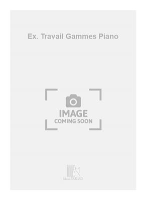 E. Eggeling: Ex. Travail Gammes Piano