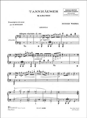 Richard Wagner: Tannhauser Marche Ut 4Ms: Klavier vierhändig