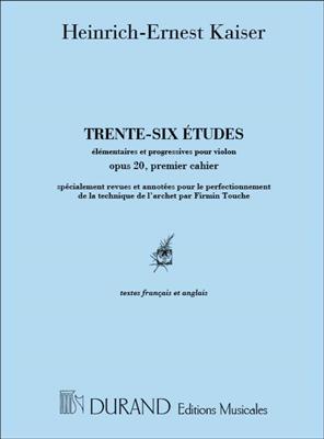 36 Etudes op. 20 - Vol. 1