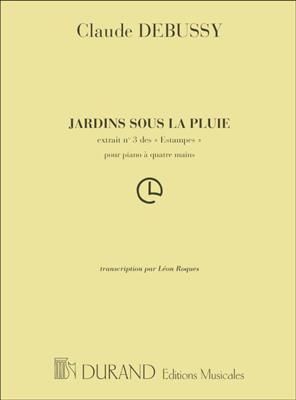 Claude Debussy: Jardins Sous La Pluie. Extrait N. 3 De Estampes: Klavier vierhändig