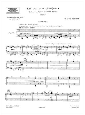 Claude Debussy: Boite A Joujoux - Ballet Pour Enfants: Klavier vierhändig