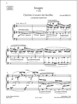 Claude Debussy: Images 2 Serie Piano: Klavier Solo