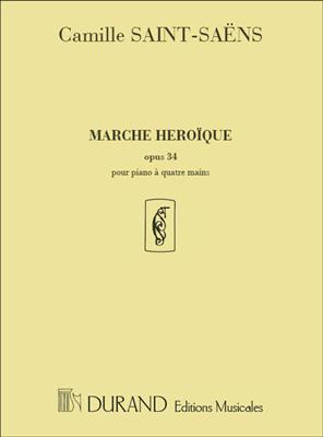 Camille Saint-Saëns: Marche Heroique Op. 34: Klavier vierhändig