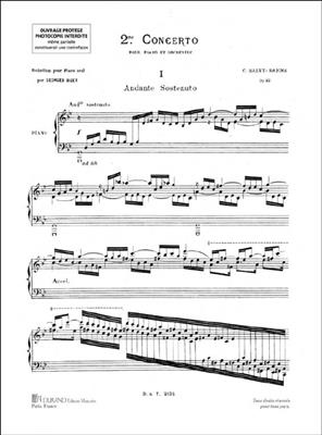 Camille Saint-Saëns: Concerto 2 Opus 22: (Arr. Georges Bizet): Klavier Solo