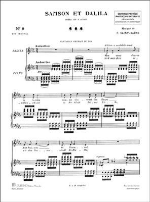Camille Saint-Saëns: Samson Et Dalila no9 Cantabile: Gesang mit Klavier