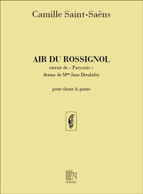 Camille Saint-Saëns: Air Du Rossignol: Gesang mit Klavier
