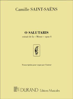 Camille Saint-Saëns: O Salutaris Extrait De La Messe Opus 4: Orgel
