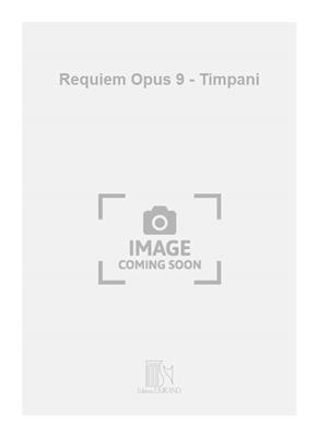 Maurice Duruflé: Requiem Opus 9 - Timpani: Pauke