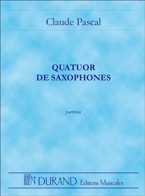 Claude Pascal: Quatuor De Saxophones Poche: Saxophon Ensemble