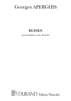 Georges Aperghis: Ruinen: Posaune Solo