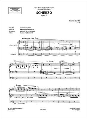 Maurice Duruflé: Œuvres pour orgue: Orgel