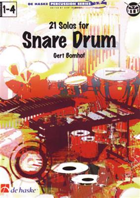 Gert Bomhof: 21 Solos for Snare Drum: Snare Drum