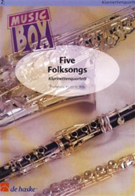 Traditional: Five Folksongs: (Arr. Wil van der Beek): Klarinette Ensemble