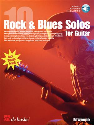 10 Rock & Blues Solos for Guitar: Gitarre Solo