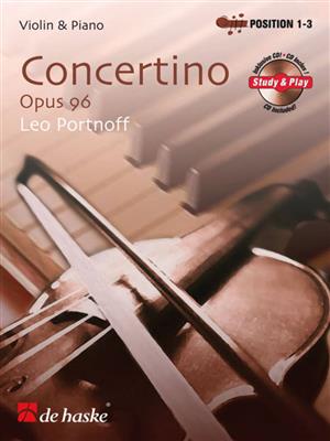 Leo Portnoff: Concertino opus 96 (Leo Portnoff): (Arr. Nico Dezaire): Violine mit Begleitung