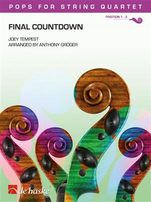 Joey Tempest: Final Countdown: (Arr. Anthony Gröger): Streichquartett