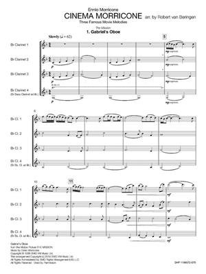Ennio Morricone: Cinema Morricone: (Arr. Robert van Beringen): Klarinette Ensemble