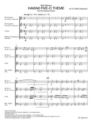 Hawaii Five-O Theme: (Arr. Mike Sheppard): Blechbläser Ensemble
