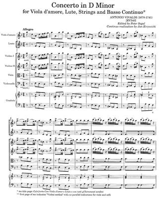 Antonio Vivaldi: Concerto for Lute, RV 540 (2 livres): Orchester mit Solo