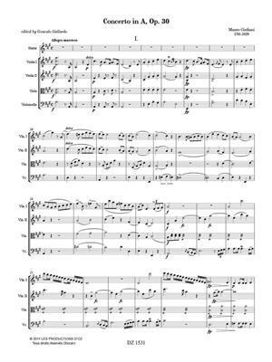 Mauro Giuliani: Concerto in A, opus 30: Orchester mit Solo