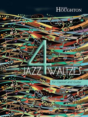 Mark Houghton: 4 Jazz Waltzes: Klarinette mit Begleitung