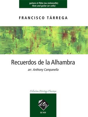 Francisco Tárrega: Recuerdos de la Alhambra: Flöte mit Begleitung