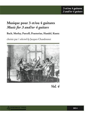 Musique pour 3 et/ou 4 guitares, Vol. 4: Gitarre Trio / Quartett