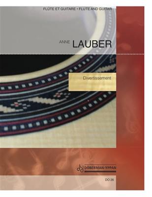 Anne Lauber: Divertissement (fl. / guit.): Flöte mit Begleitung
