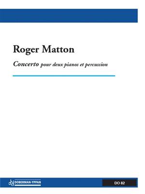 Roger Matton: Concerto for piano: Kammerensemble