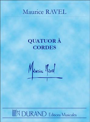 Maurice Ravel: Quatuor a cordes Fa-majeur: Streichquartett