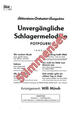 Willi Münch: Unvergängliche Schlagermelodien: Akkordeon Ensemble