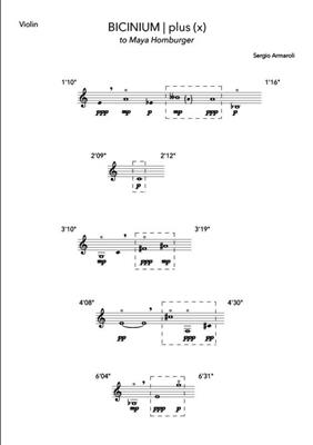 Sergio Armaroli: BICINIUM plus(x): Streicher Duett