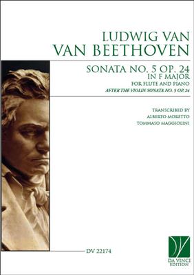 Ludwig van Beethoven: Sonata No. 5 Op. 24 in F Major: Flöte mit Begleitung