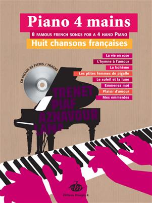 Piano 4 mains, 8 Chansons Françaises: (Arr. Jordane Lafitte): Klavier Duett