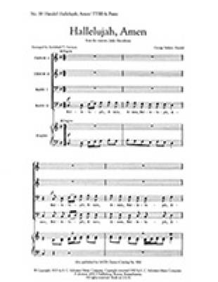 Georg Friedrich Händel: Judas Maccabaeus: Hallelujah, Amen: (Arr. A. T. Davison): Männerchor mit Ensemble