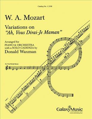 Wolfgang Amadeus Mozart: Variations on Ah, Vous Dirai-je Maman: Klavier Duett