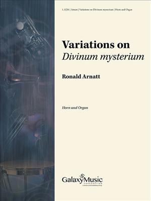 Ronald Arnatt: Variations on Divinum mysterium: Horn mit Begleitung