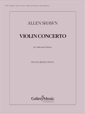 Allen Shawn: Violin Concerto: Orchester