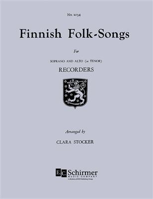 Finnish Folksongs: (Arr. Claude Simpson): Blockflöte Ensemble